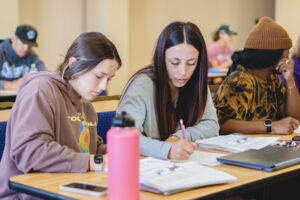 Photo of students at SCU